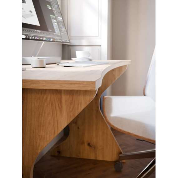 Skrivebord UTAPAU 140x65 cm - eik artisan