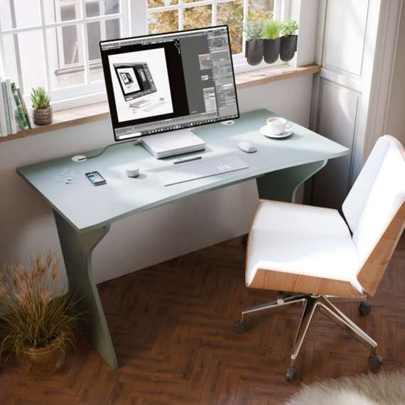 Skrivebord UTAPAU 140x65 cm - salvie