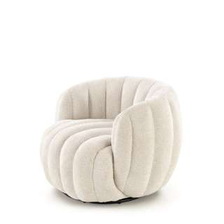 Lenestol Fraser - crem - svingbar