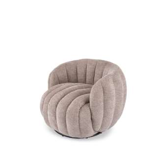 Lenestol Fraser - mørk beige - svingbar