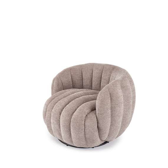 Lenestol Fraser - mørk beige - svingbar