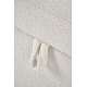 Sittebenk FICARIA - crem bouclé - oppbevaringsplass