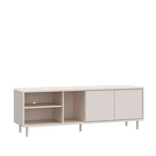 Tv-benk PALAY 162x55 cm - beige sand - 2 dører
