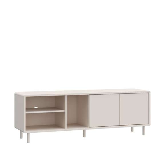 Tv-benk PALAY 162x55 cm - beige sand - 2 dører