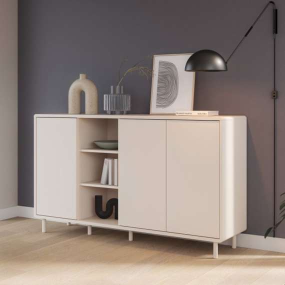 Skjenk PALAY 162x93 cm - beige sand - 3 dører