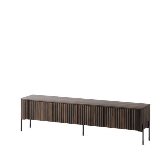 Tv-benk VERA 190x50cm -  eik ristretto - 4 dører
