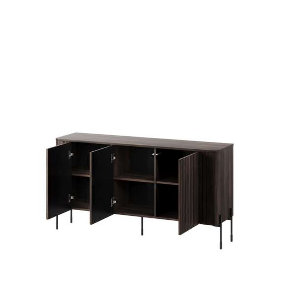 Skjenk VERA 150x80cm - eik ristretto - 3 dører