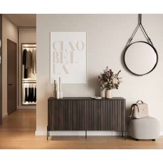 Skjenk VERA 150x80cm - eik ristretto - 3 dører