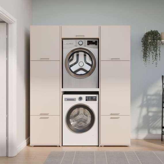 Overskap WASHCAB 50x58 cm - 1 dør - beige sand