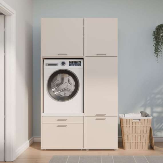 Overskap WASHCAB 67x58 cm - 1 dør - beige sand