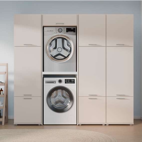 Overskap WASHCAB 67x58 cm - 1 dør - beige sand