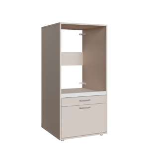 Vaskemaskinskap WASHCAB 67x144 cm - med skuff - beige sand