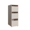 Skap WASHCAB 50x144 cm - 3 dører beige sand