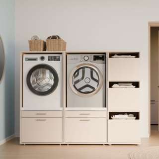 Vaskerom WASHCAB III - 184x144 cm - beige sand