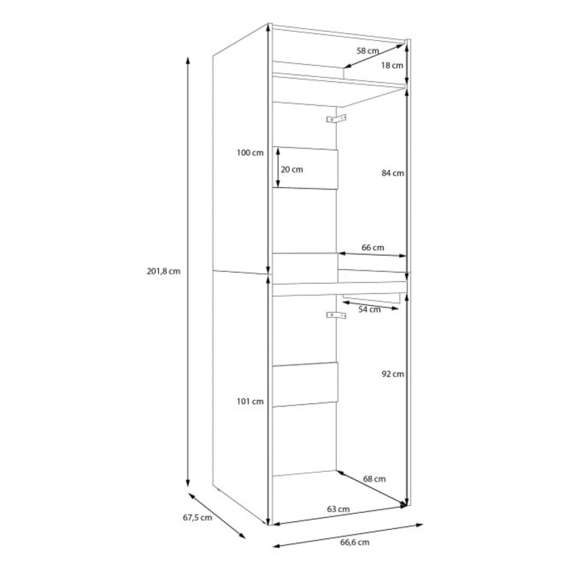Vaskerom WASHCAB VII - 167x202 cm - beige sand