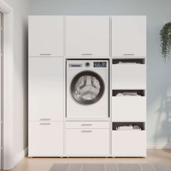 Overskap WASHCAB 67x58 cm - 1 dør - hvit matt