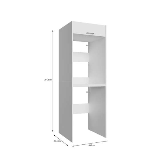 Vaskerom WASHCAB I - 117x202 cm - hvit matt