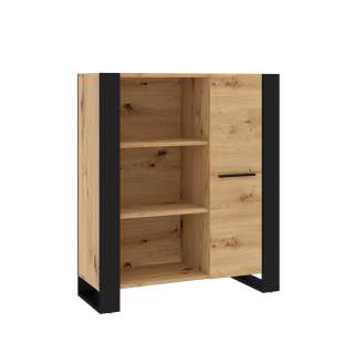 Skap NUKA 90x110 cm - eik artisan - 1 dør