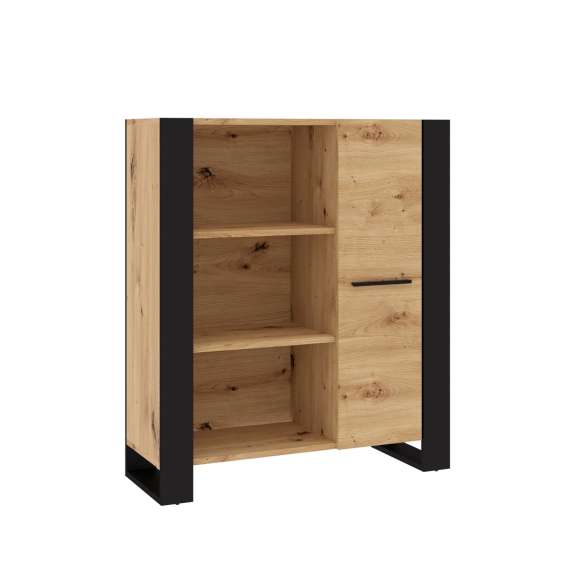 Skap NUKA 90x110 cm - eik artisan - 1 dør