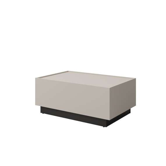 Stuebord Eko 90x58 cm - cashmere - sort - med oppbevaringsplass