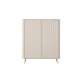 Skap Lante 113x134 cm - beige - 2 dører