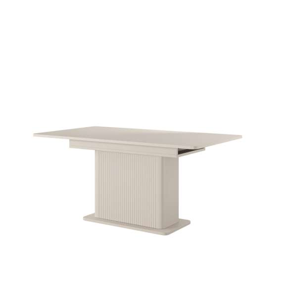 Spisebord Lante 160(200)x90 cm - beige - med ileggsplater