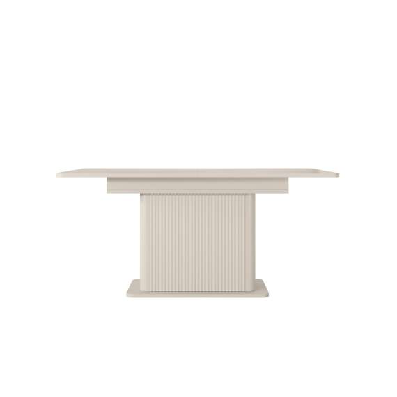 Spisebord Lante 160(200)x90 cm - beige - med ileggsplater