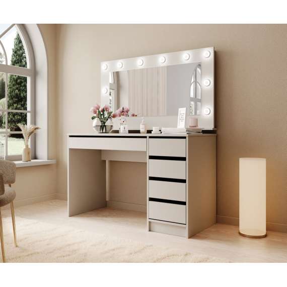 Speil Ada 120x67 cashmere - LED belysning