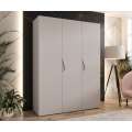 Garderobeskap SANDI 1 - 150x202 cm - cashmere - 3 dører