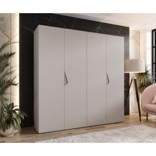 Garderobeskap SANDI 1 - 200x202 cm - cashmere - 4 dører