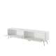 Tv-benk Lante 200x51 cm - hvit - 2 dører