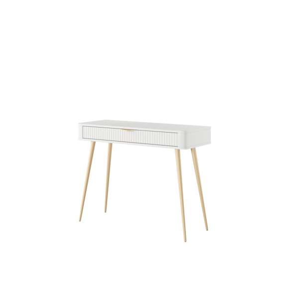 Sminkebord Lante 100x34 cm - hvit - skuff
