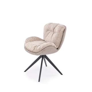 Stol HAGA - beige  - svingbar 360 grader
