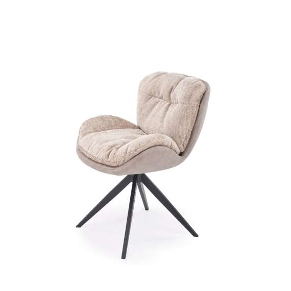 Stol HAGA - beige  - svingbar 360 grader