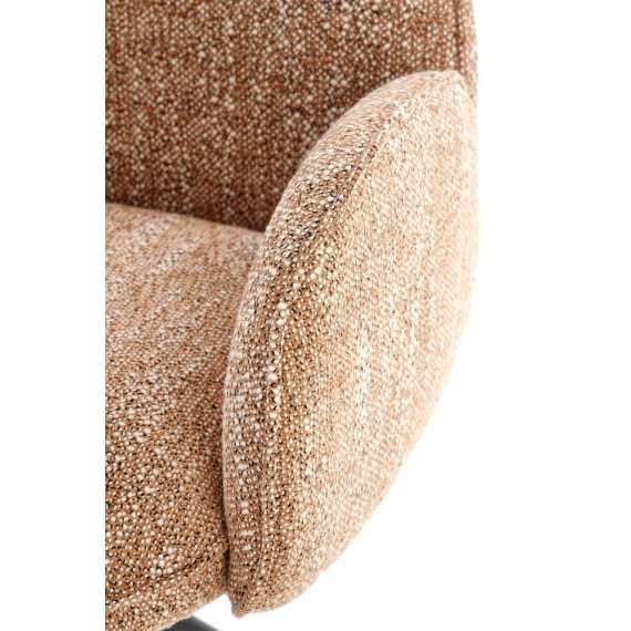 Stol GLARUS - kanel stoff - svingbar 180 grader