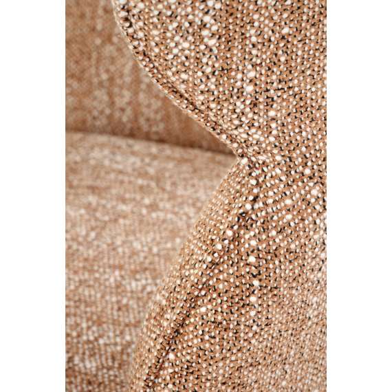 Stol GLARUS - kanel stoff - svingbar 180 grader