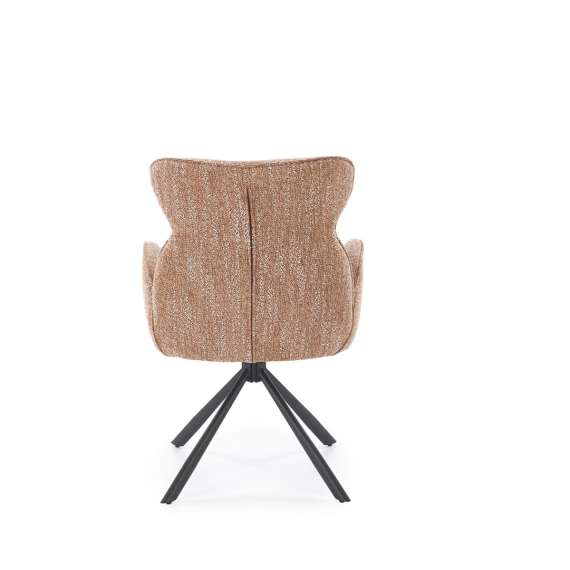 Stol GLARUS - kanel stoff - svingbar 180 grader