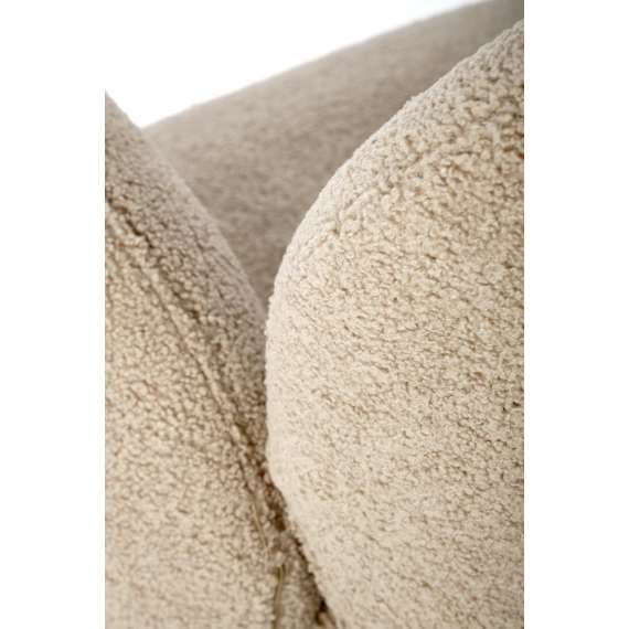 Stol USTER - cappuccino boucle - svingbar 180 grader