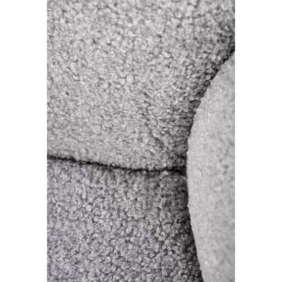 Stol USTER - grå boucle - svingbar 180 grader