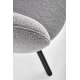 Stol USTER - grå boucle - svingbar 180 grader