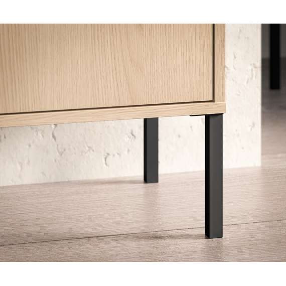 Nattbord BARNEE 40x53 cm - 1 skuff -  eik lindberg