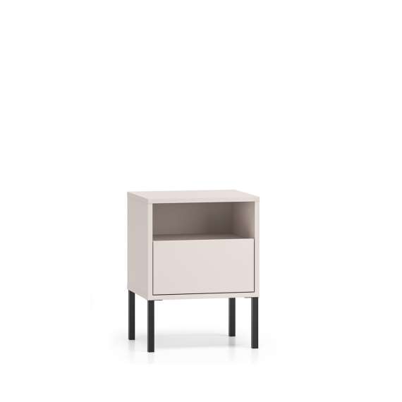 Nattbord BARNEE 40x53 cm - 1 skuff -  cashmere