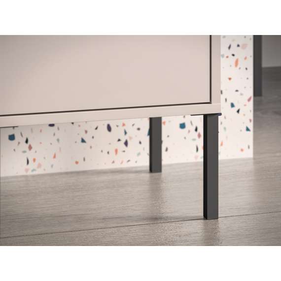 Nattbord BARNEE 40x53 cm - 1 skuff -  cashmere