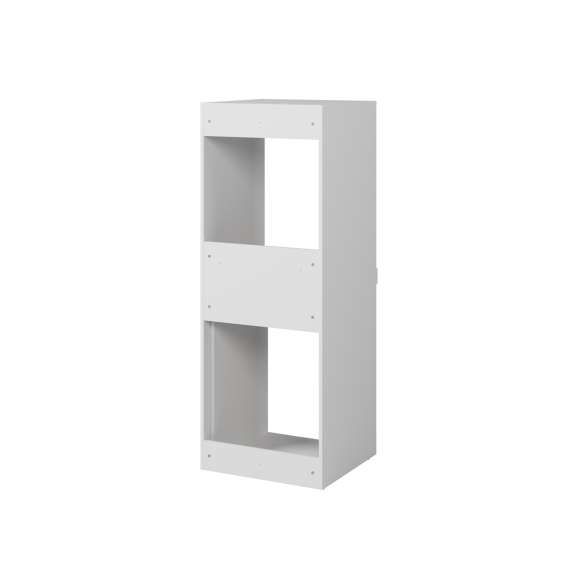 Skap til vaskemaskin og tørketrommel ASA 69x189 cm - hvit