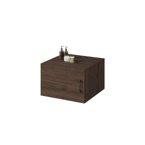 Overskap til vaskemaskinskap ASA 67x44 cm - valnøtt