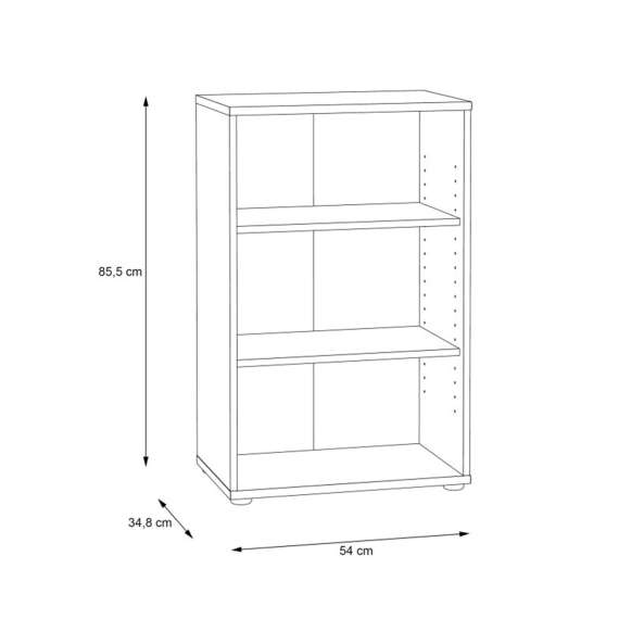Reol ARCHBOX - 54x85 cm - eik artisan - 2 hyller