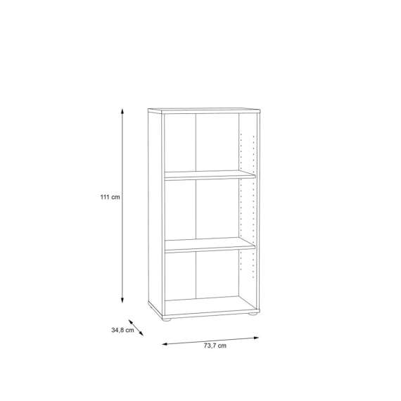 Reol ARCHBOX - 54x111 cm - eik artisan - 2 hyller
