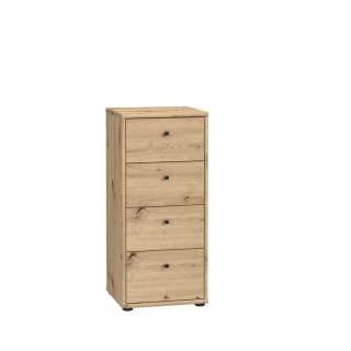 Kommode ARCHBOX - 39x85 cm - eik artisan - 4 skuffer