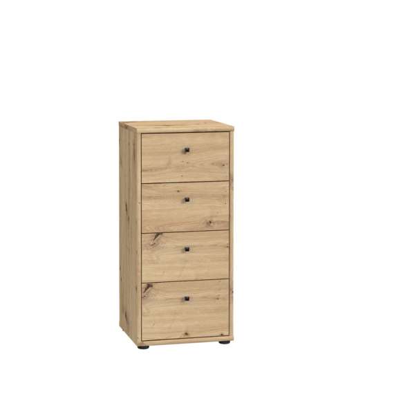 Kommode ARCHBOX - 39x85 cm - eik artisan - 4 skuffer