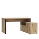 Skrivebord ARCHBOX - 151 x121 cm - eik artisan - 2 dører - 3 skuffer